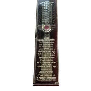 VTG 1980 Hair Comb Cutting Tool